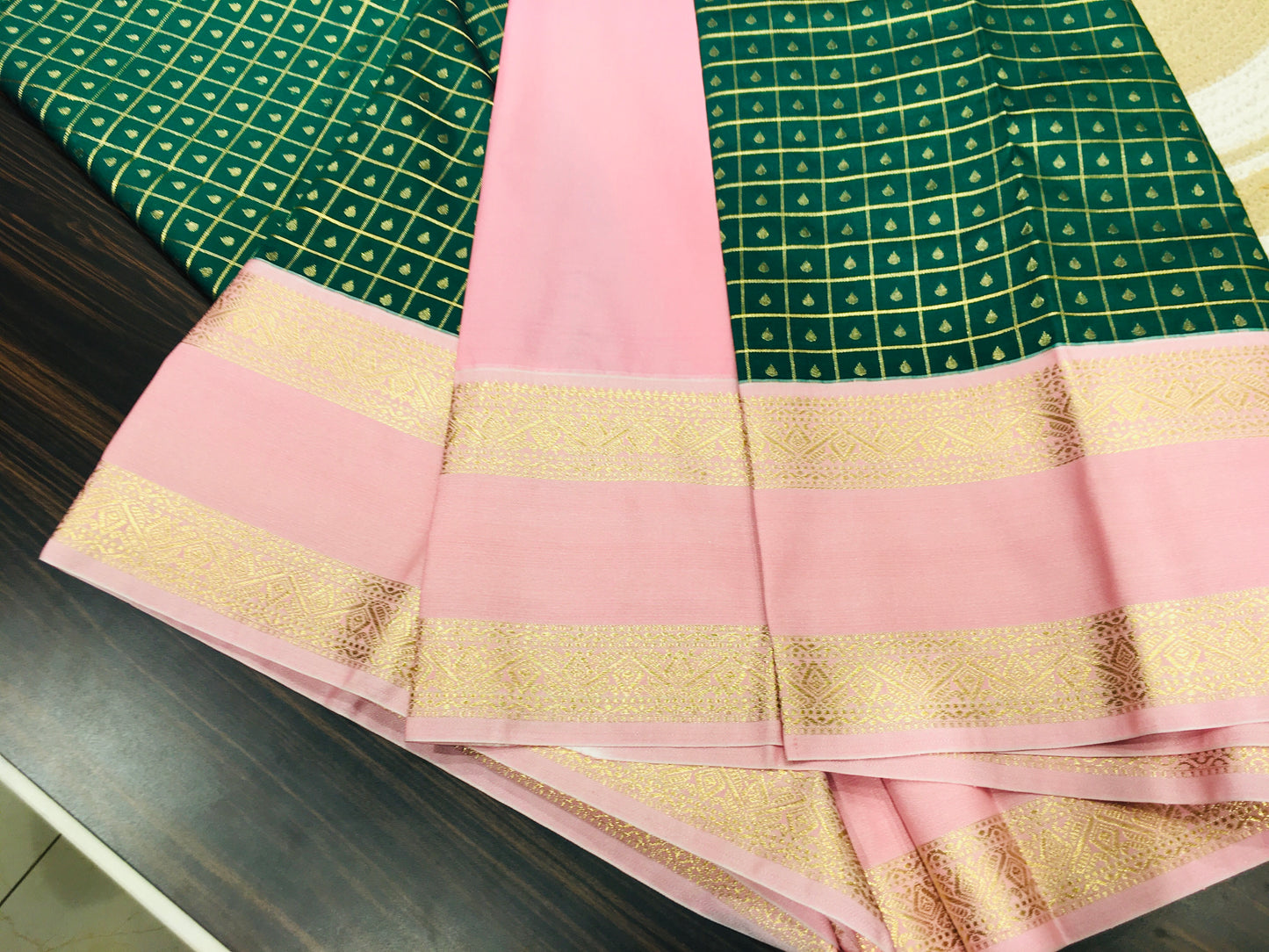 Semi Kanchipuram silk