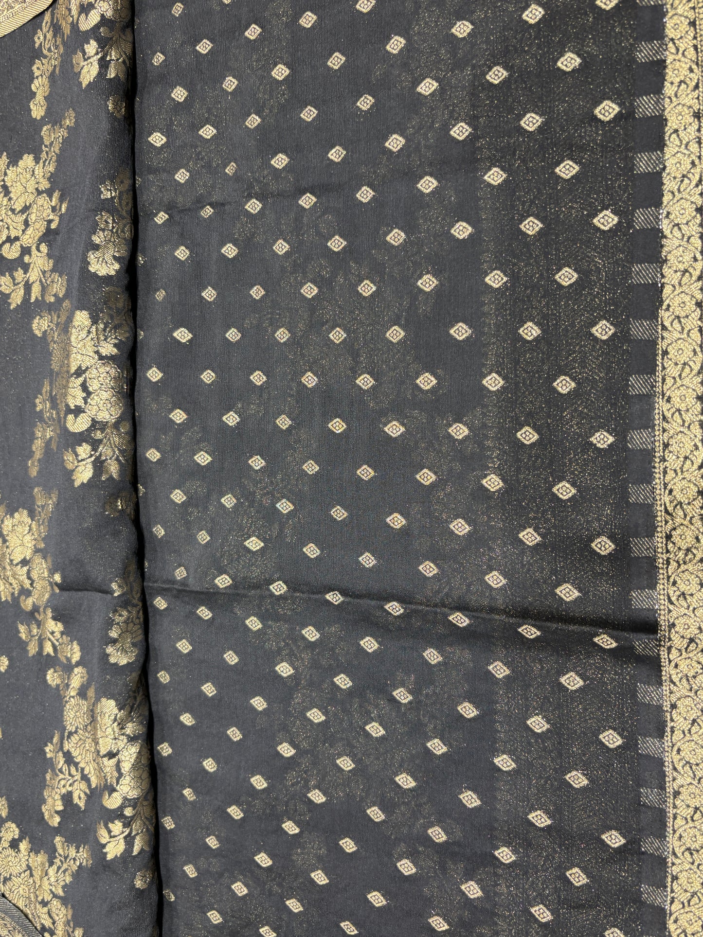 Chiffon georgette saree