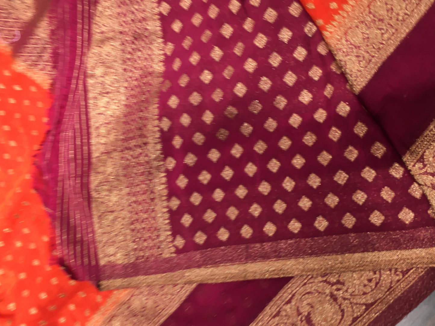 Chiffon georgette saree
