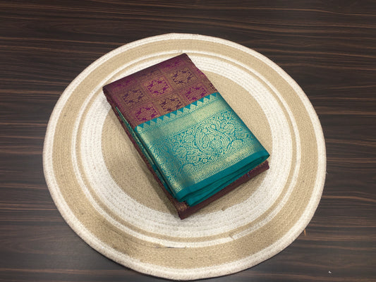 Semi Kanchipuram silk