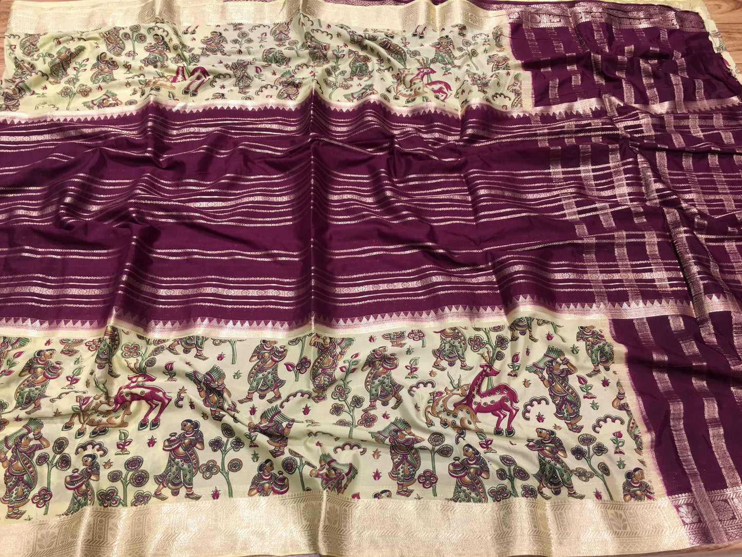 Semi Mysore Crape Silk