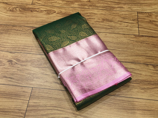 Semi Kanchipuram brocade