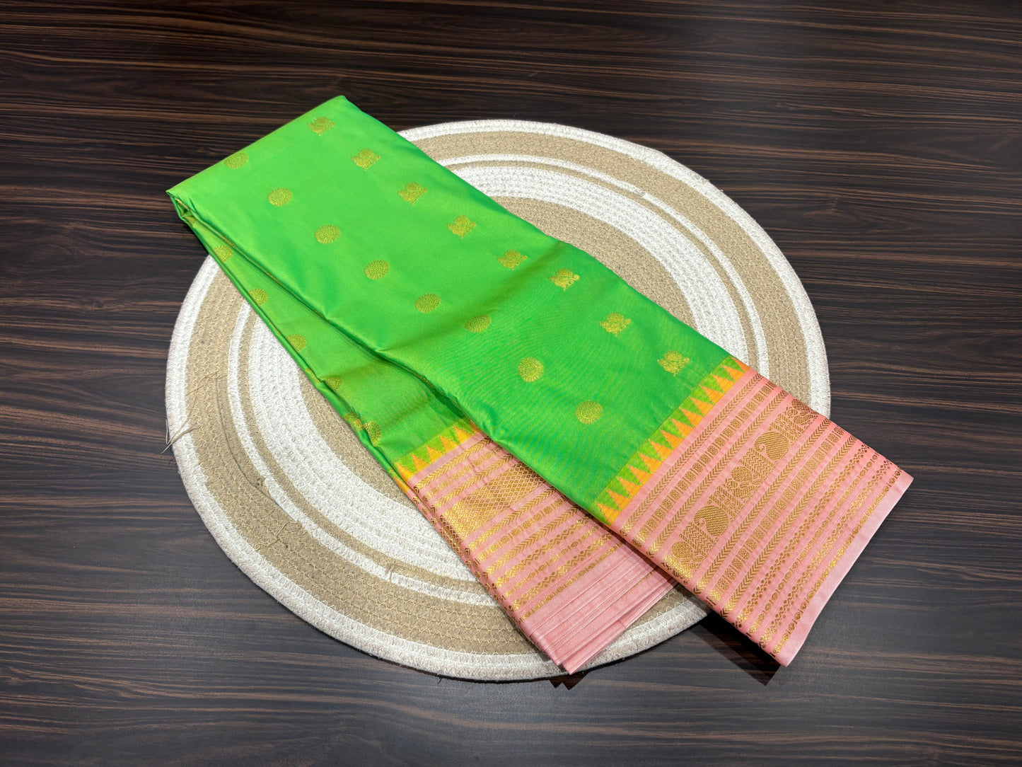 Semi Kanchipuram silk