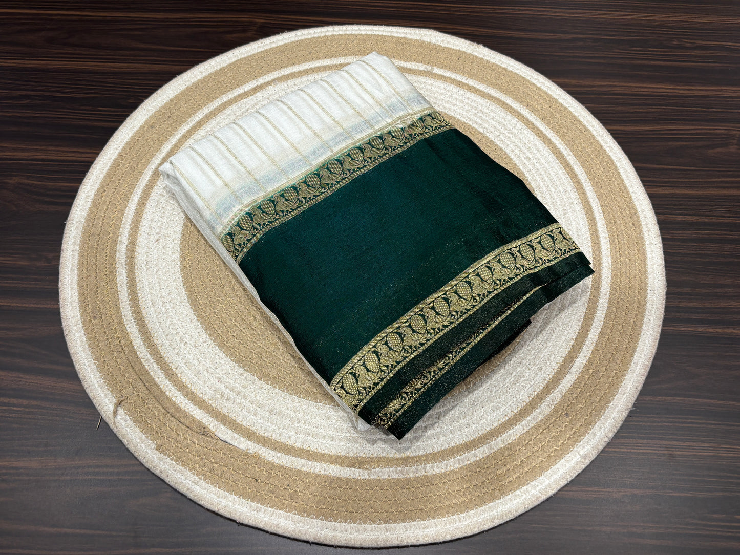 Chiffon crape saree