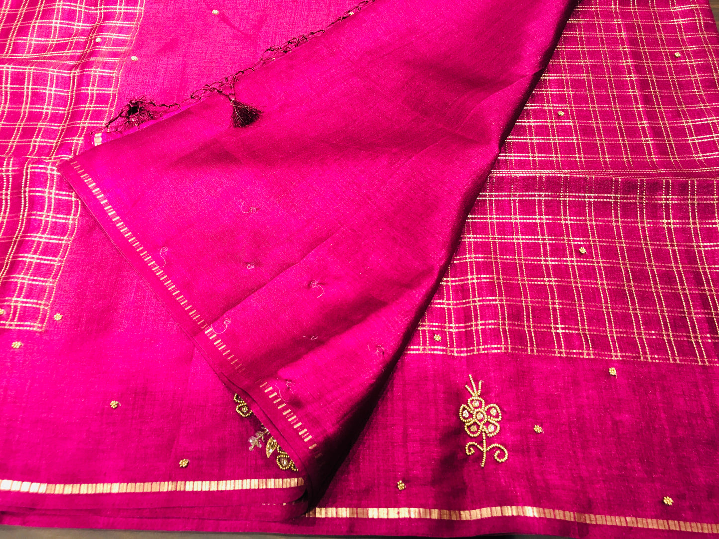 Tussar saree