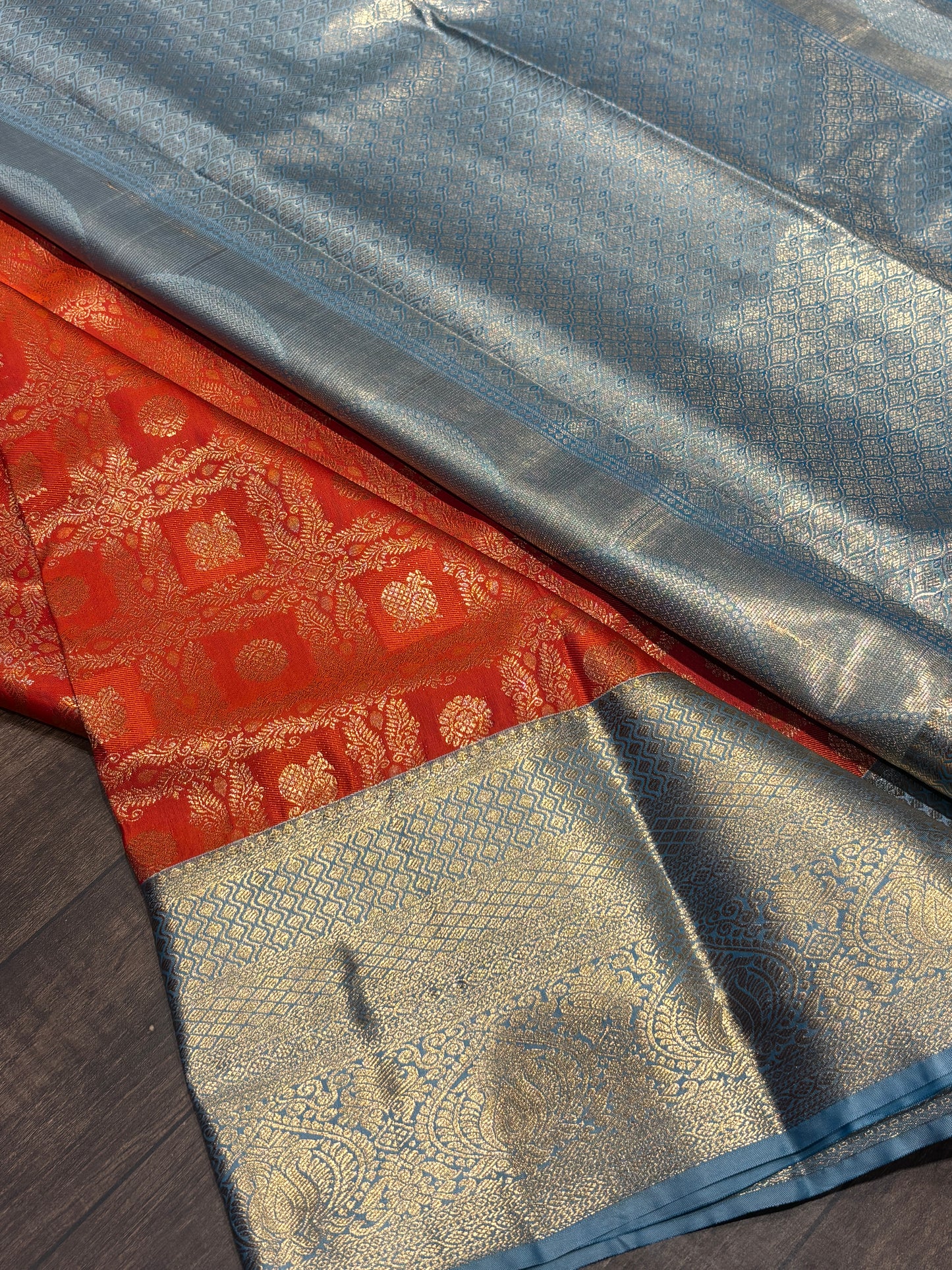 Semi Kanchipuram silk