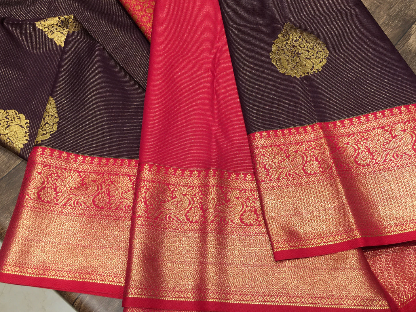 Semi Kanchipuram silk