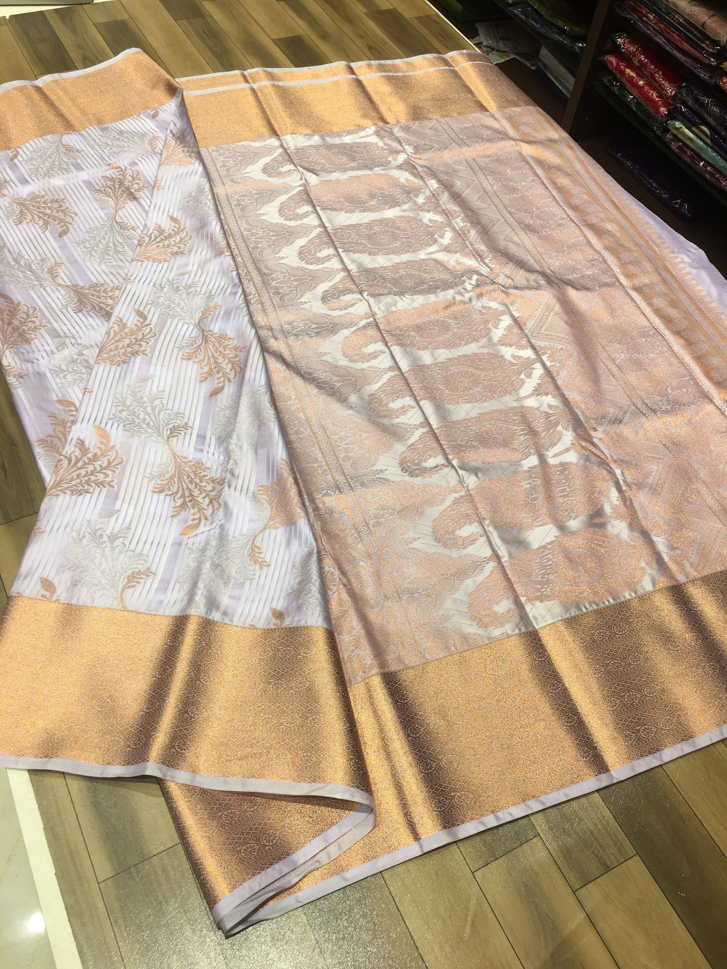 Semi Kanchipuram silk