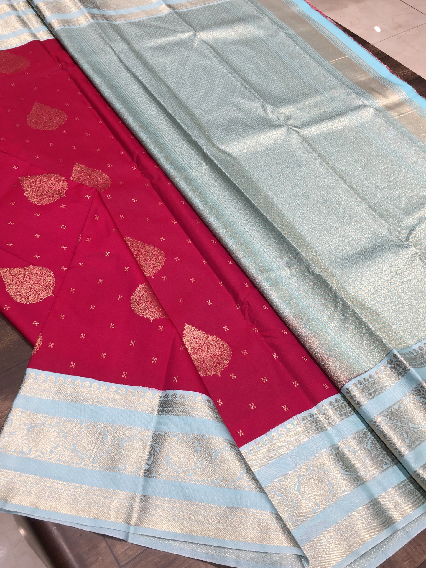 Semi Kanchipuram silk