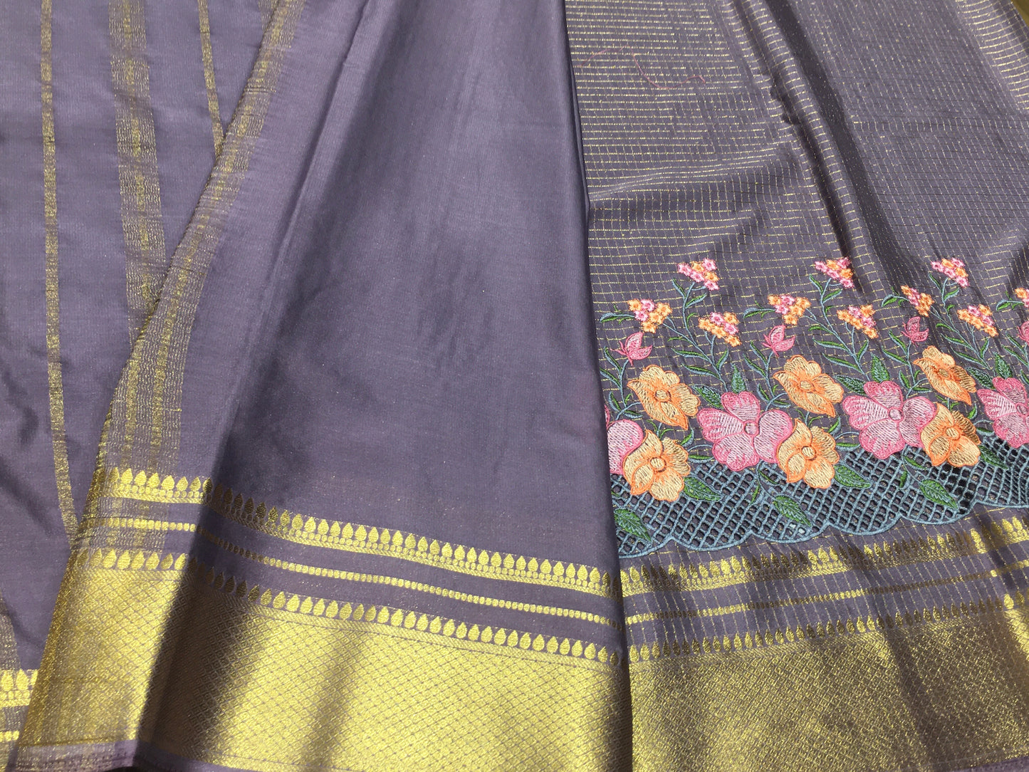 Semi Mysore crape silk