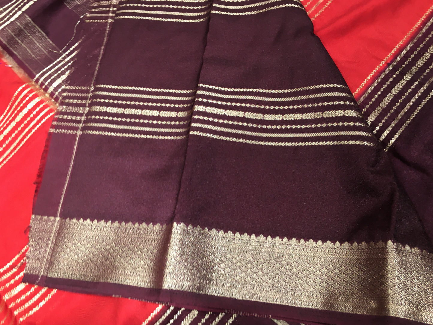 Mysore crape saree