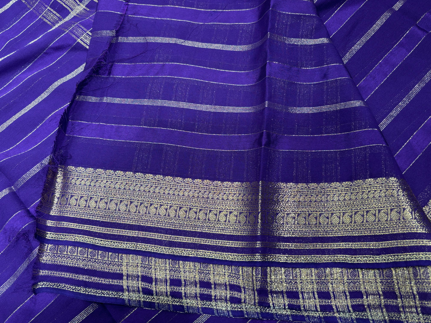 Mysore crape saree