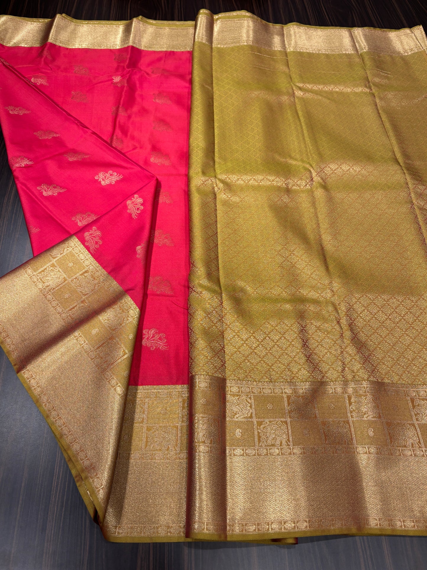 Semi Kanchipuram silk