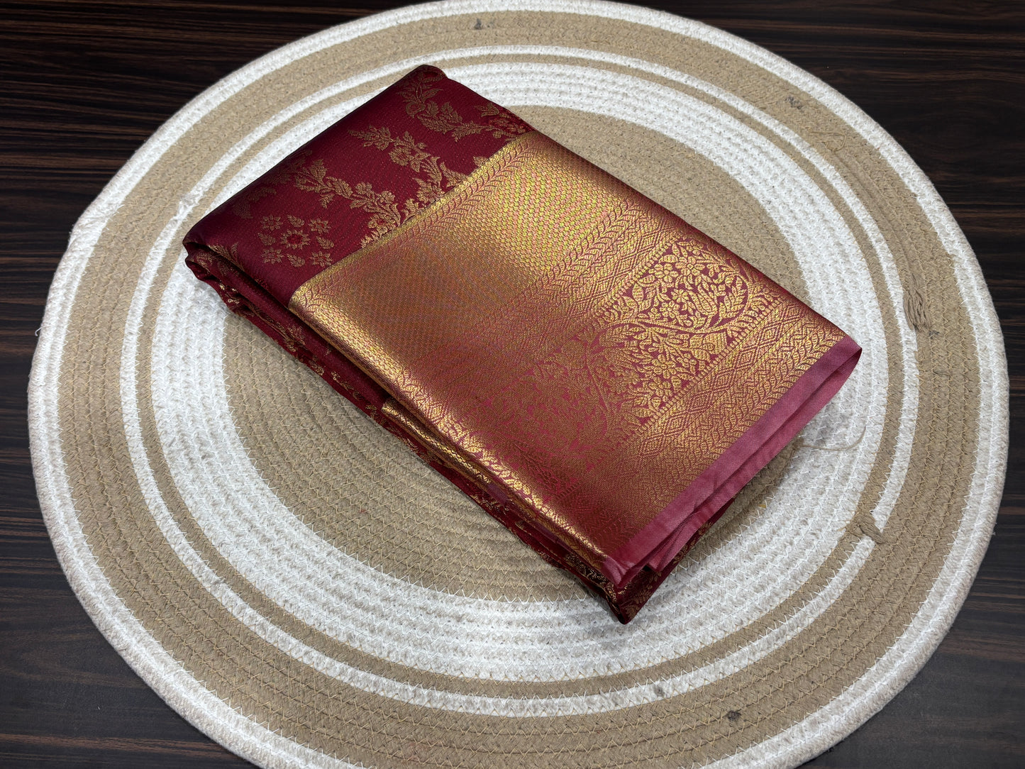 Semi Kanchipuram silk