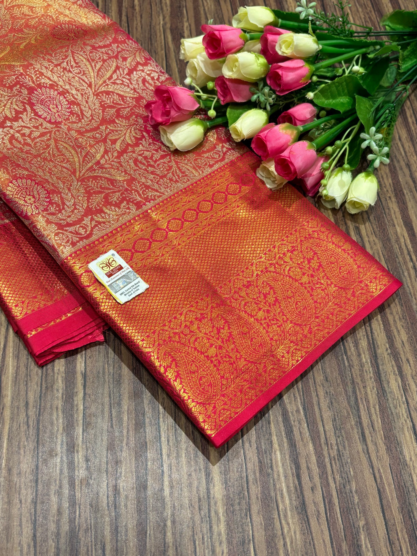 Pure Kanchipuram Broced Silk