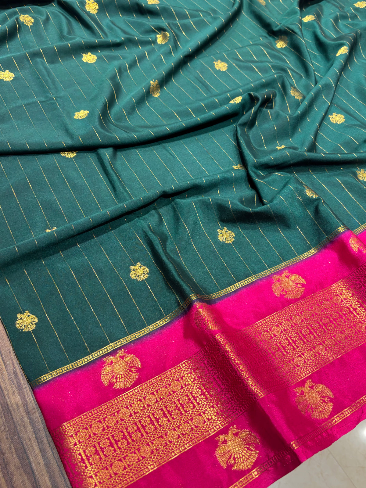 Semi Mysore Crape Silk