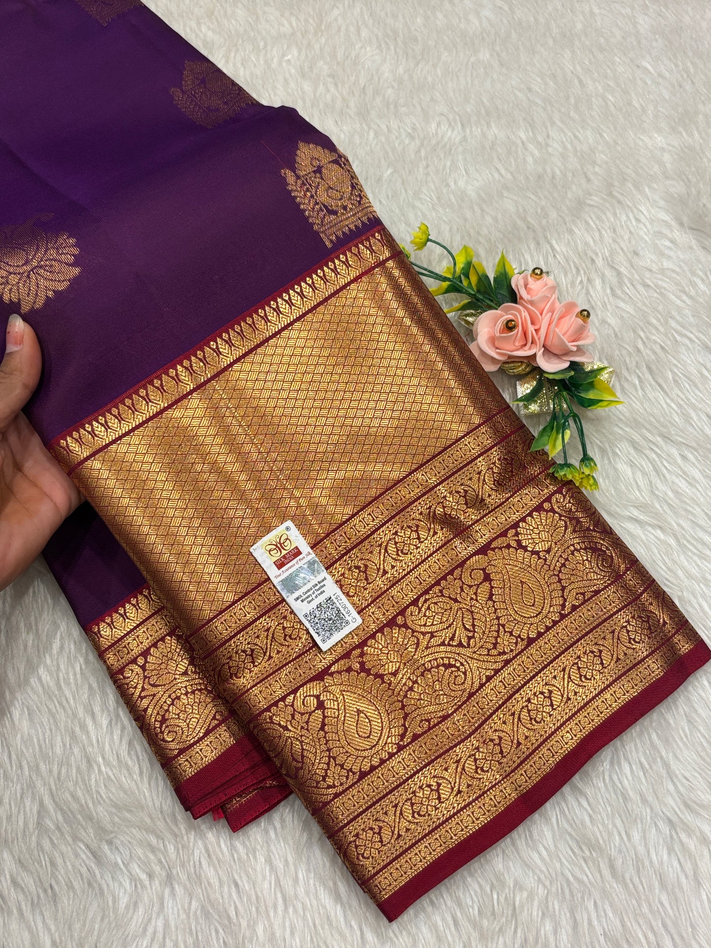 Pure Kanchipuram silk