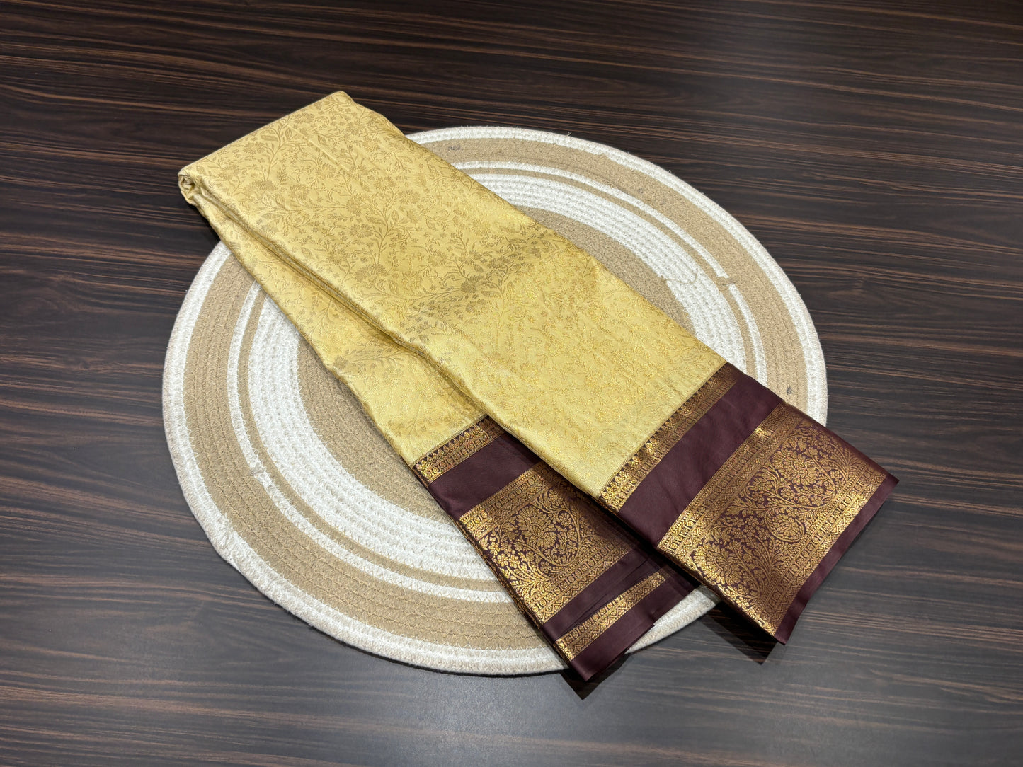 Semi Kanchipuram silk