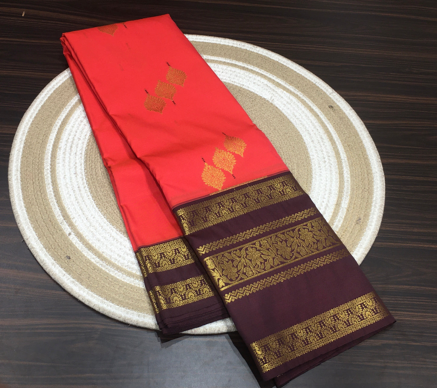Semi Kanchipuram silk