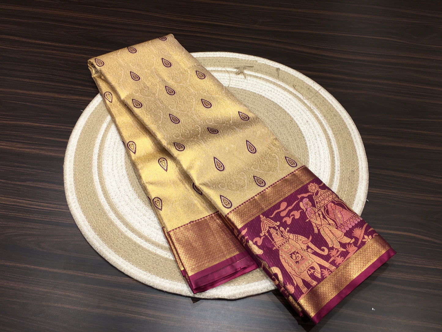 Semi Kanchipuram tissue
