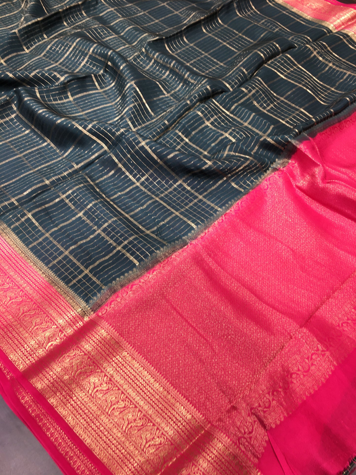 Semi Mysore Crape Silk