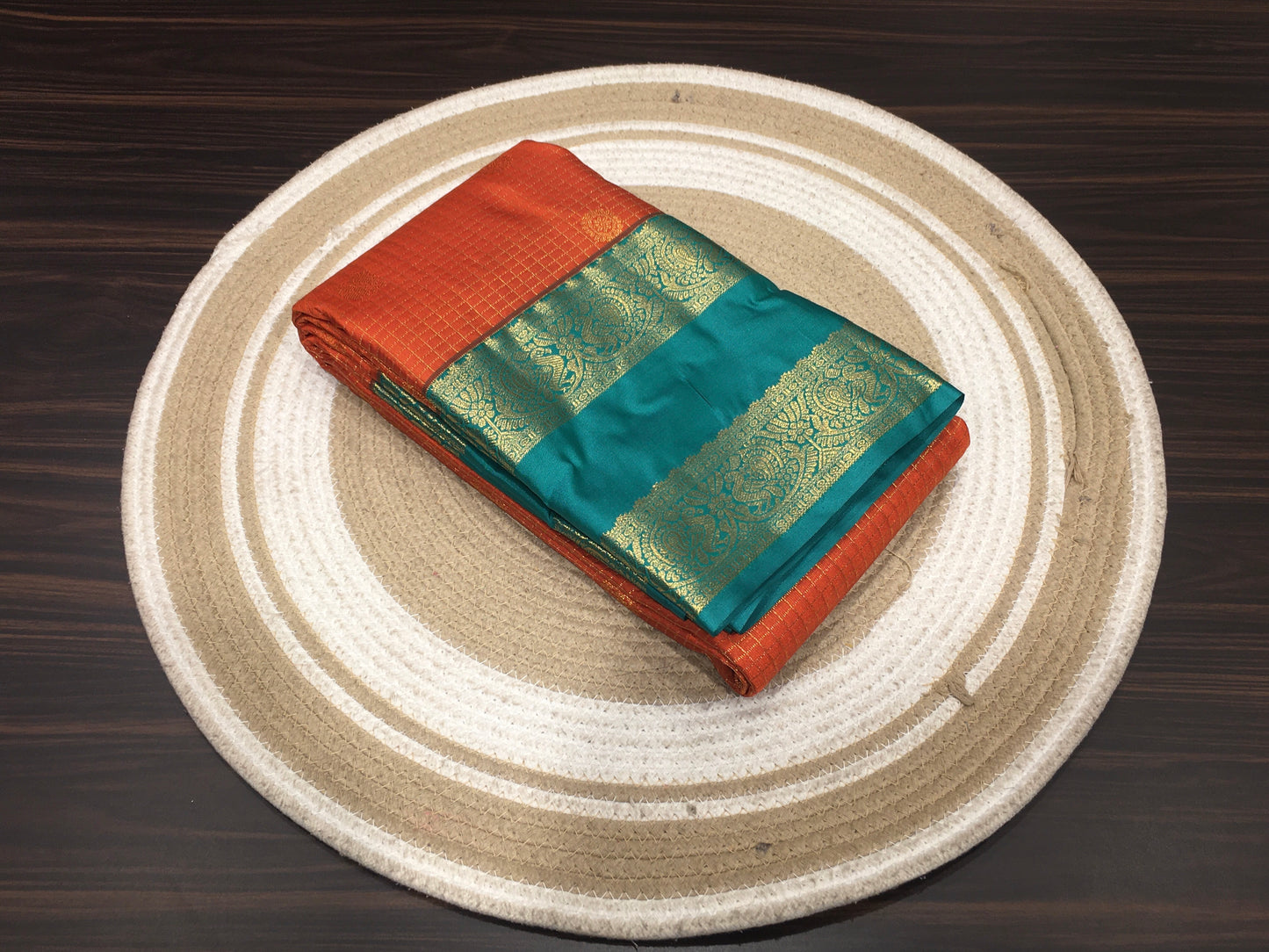 Semi Kanchipuram silk