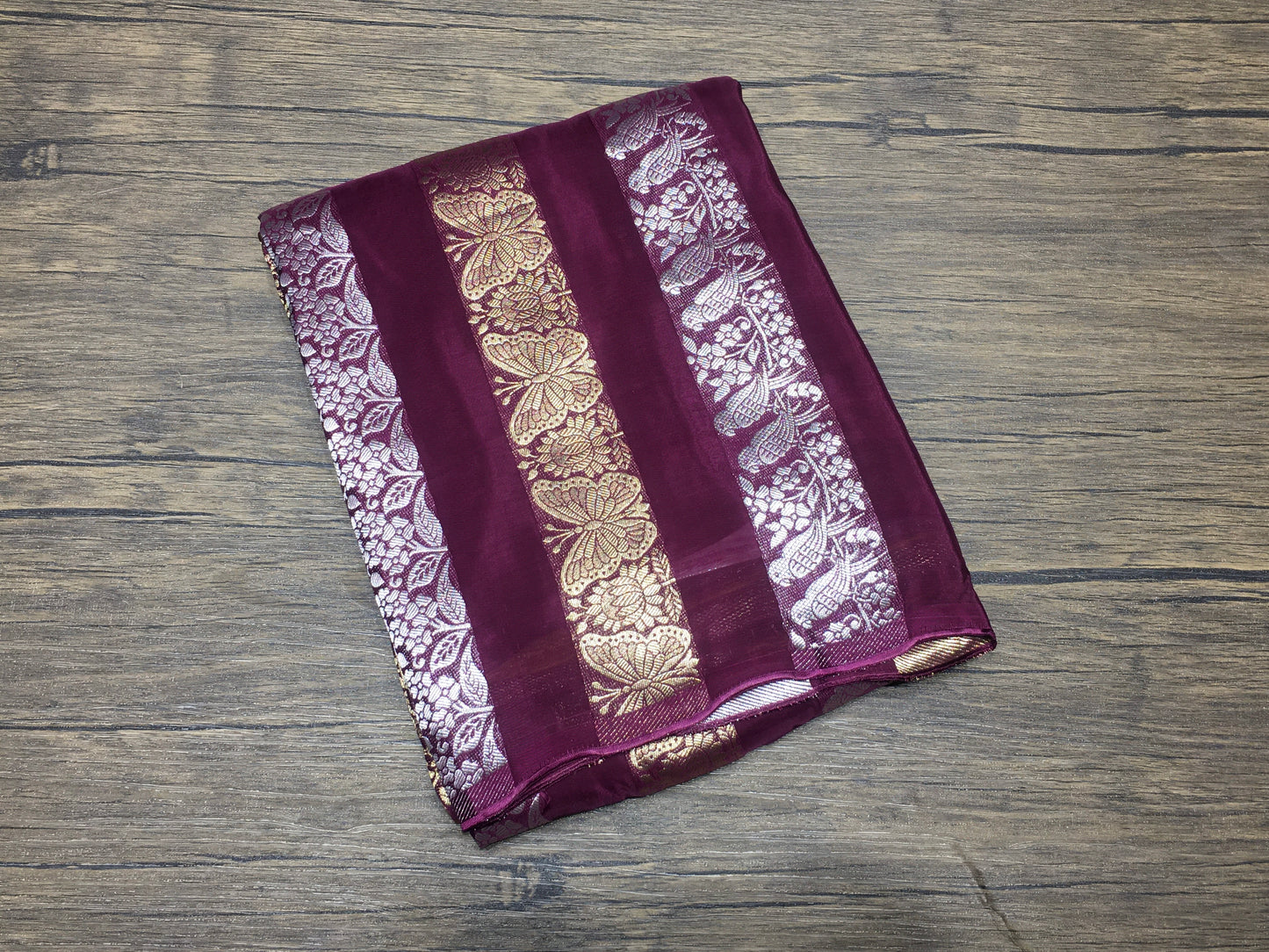 Satin Crape Saree