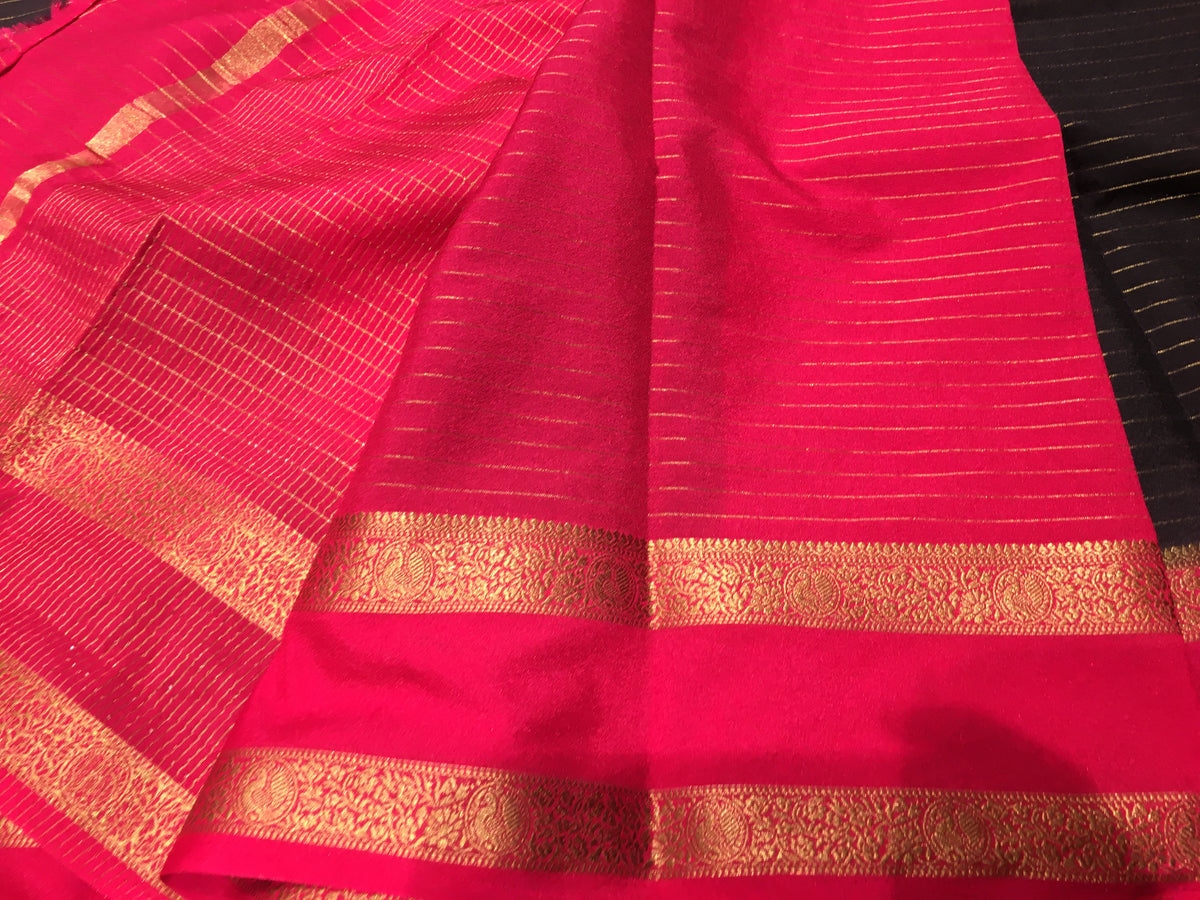 Semi Mysore Crape Silk