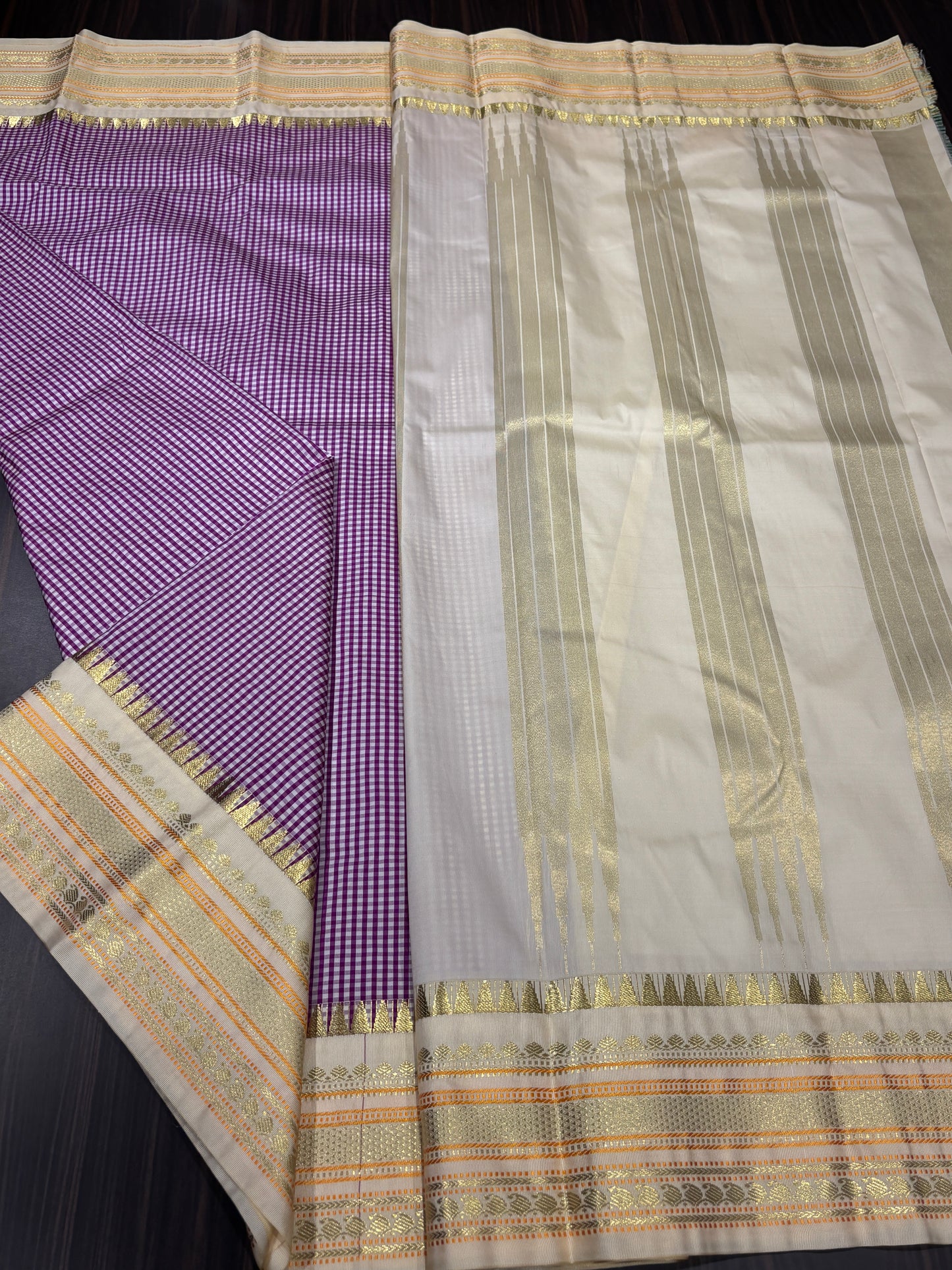 Semi Kanchipuram silk