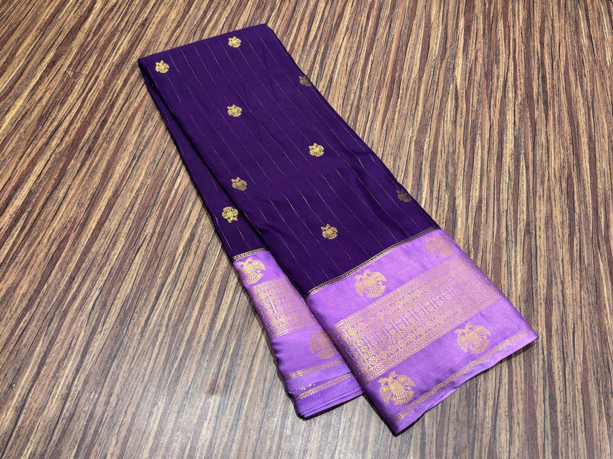 Semi Mysore Crape Silk