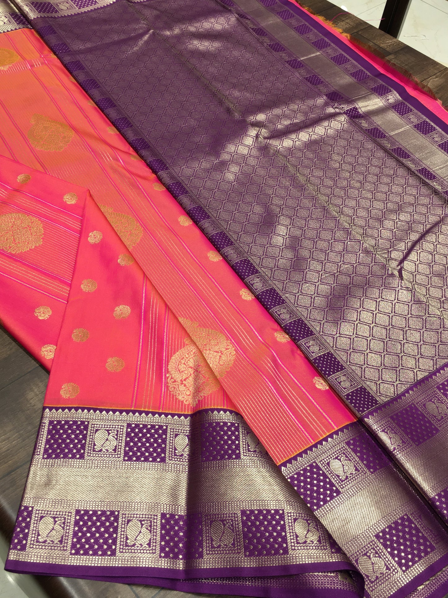 Semi Kanchipuram silk