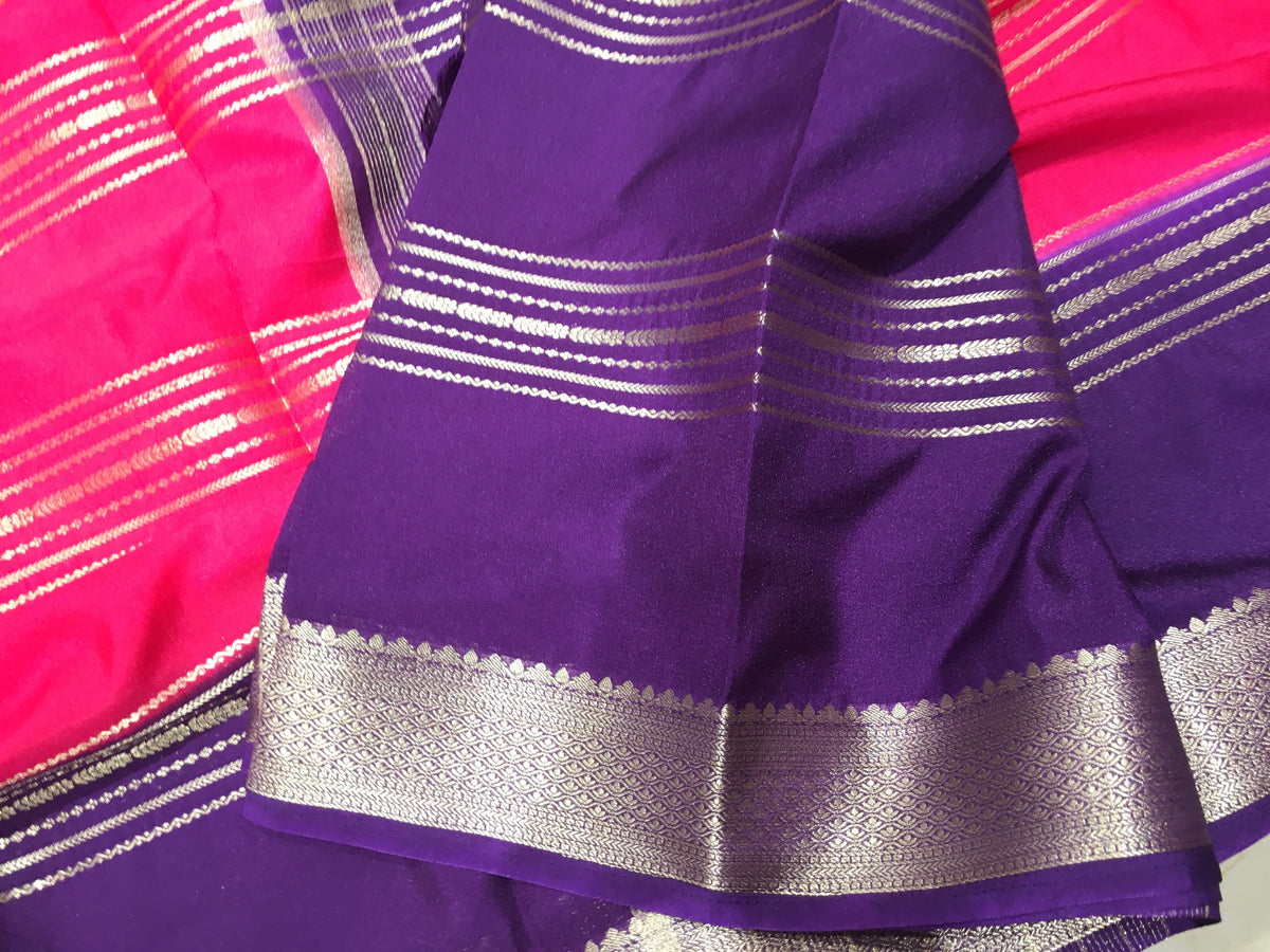 Semi Mysore Crape Silk