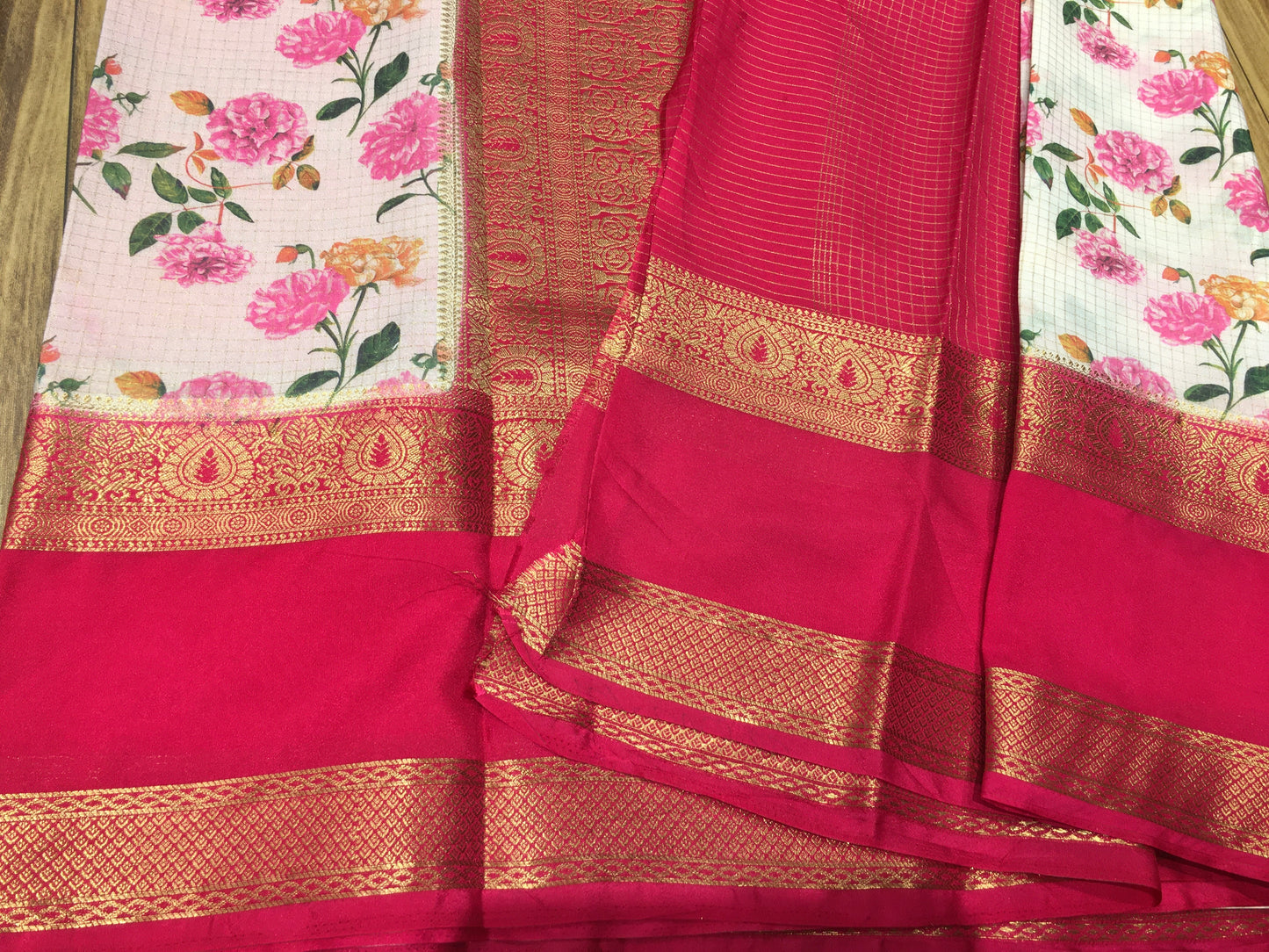 Semi Mysore Crape Silk
