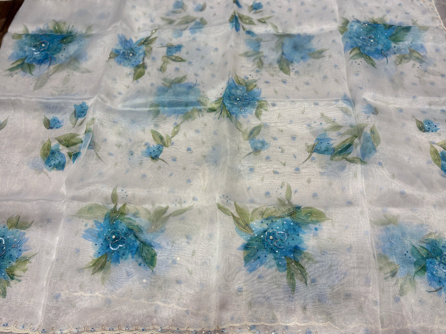 Organza saree