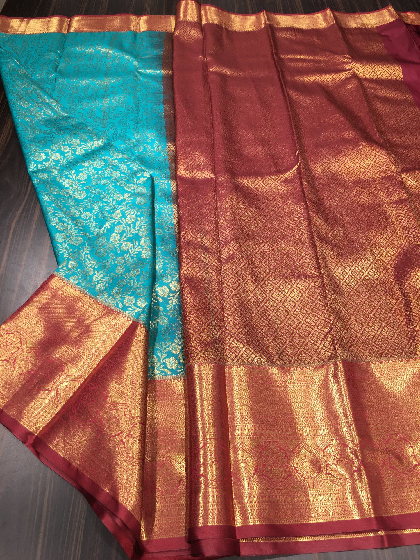 Semi Kanchipuram silk