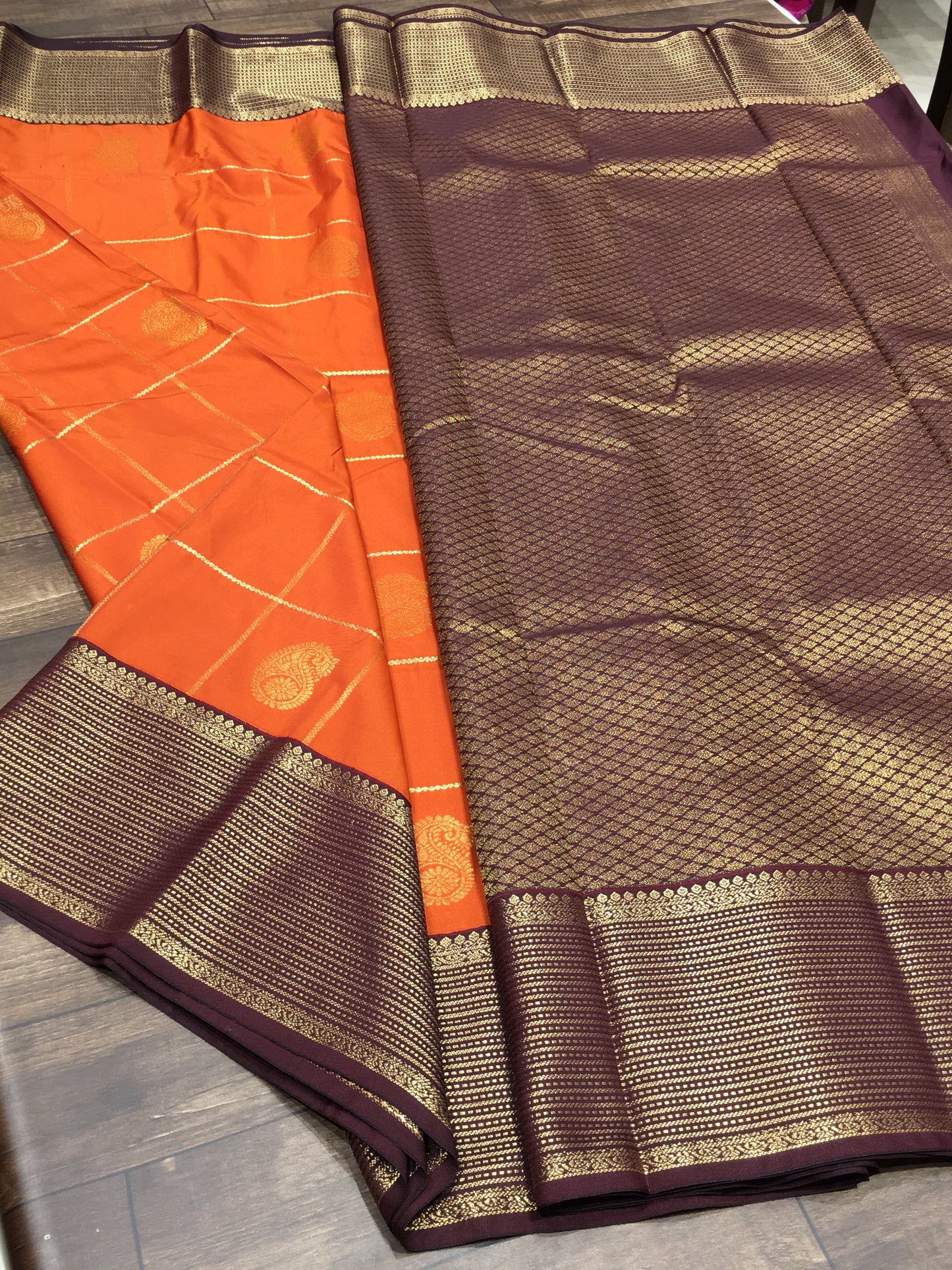 Semi Kanchipuram silk