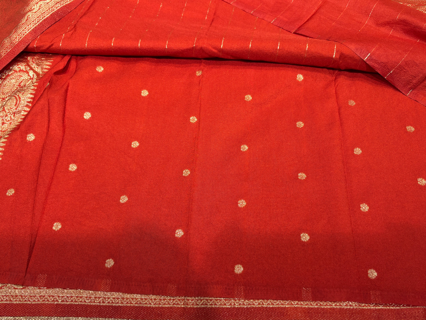 Soft crape saree