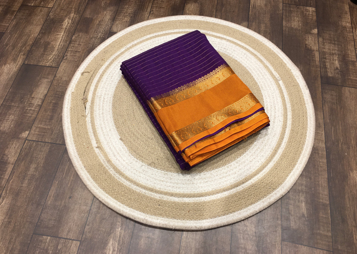 Semi Mysore Crape Silk