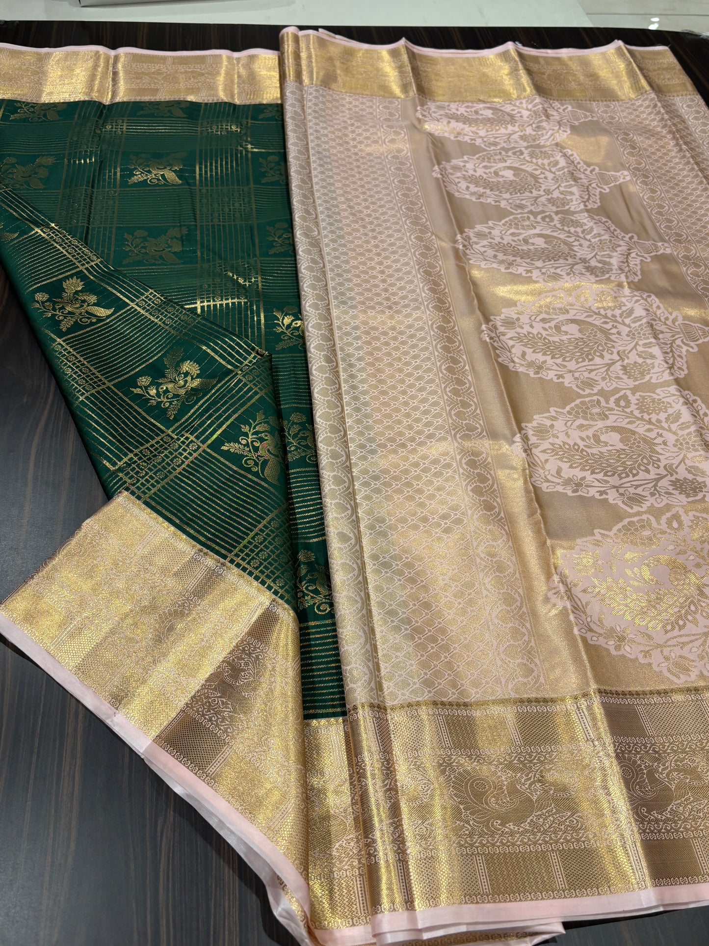Semi Kanchipuram silk