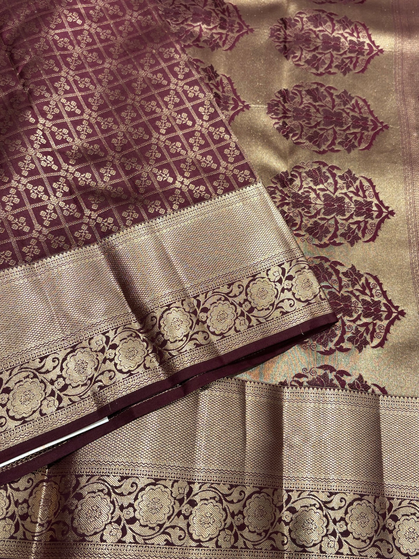 Pure Kanchipuram Broced Silk