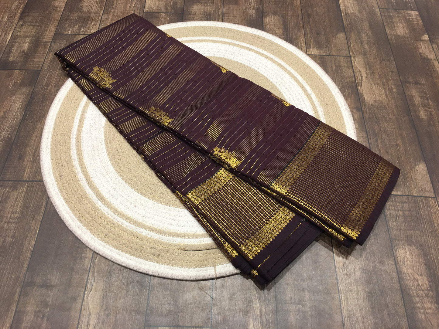 Semi Kanchipuram silk