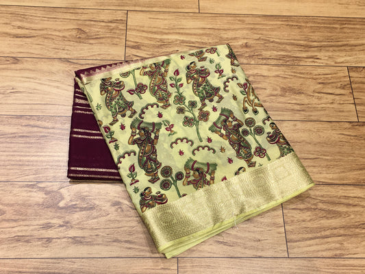 Semi Mysore Crape Silk