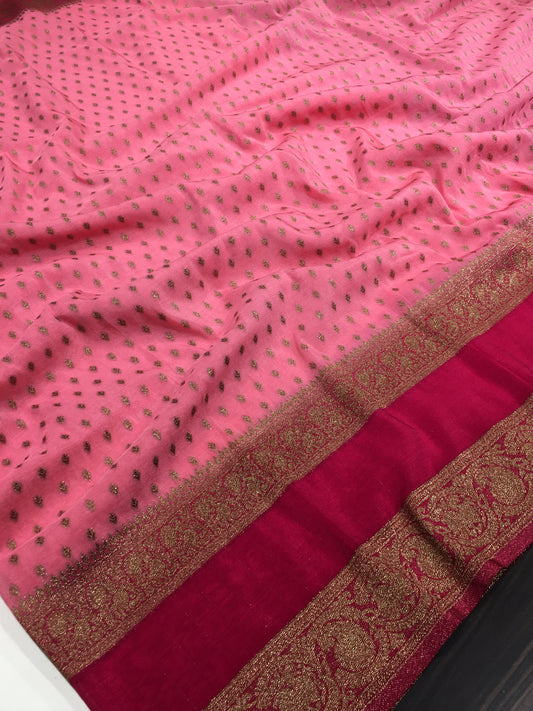 Chiffon georgette saree