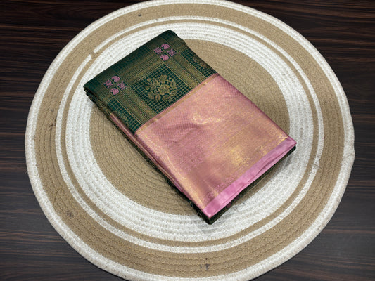 Semi Kanchipuram silk