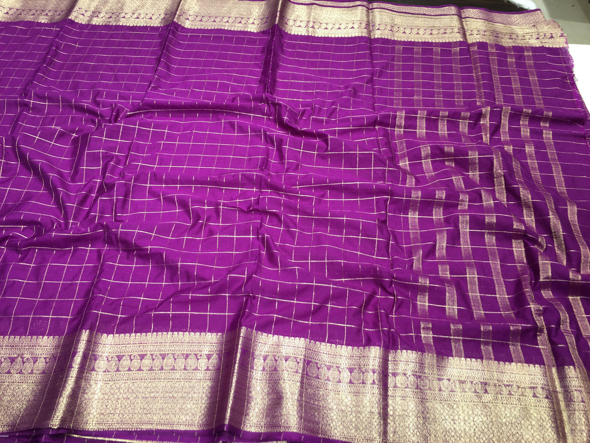 Semi Mysore Crape Silk