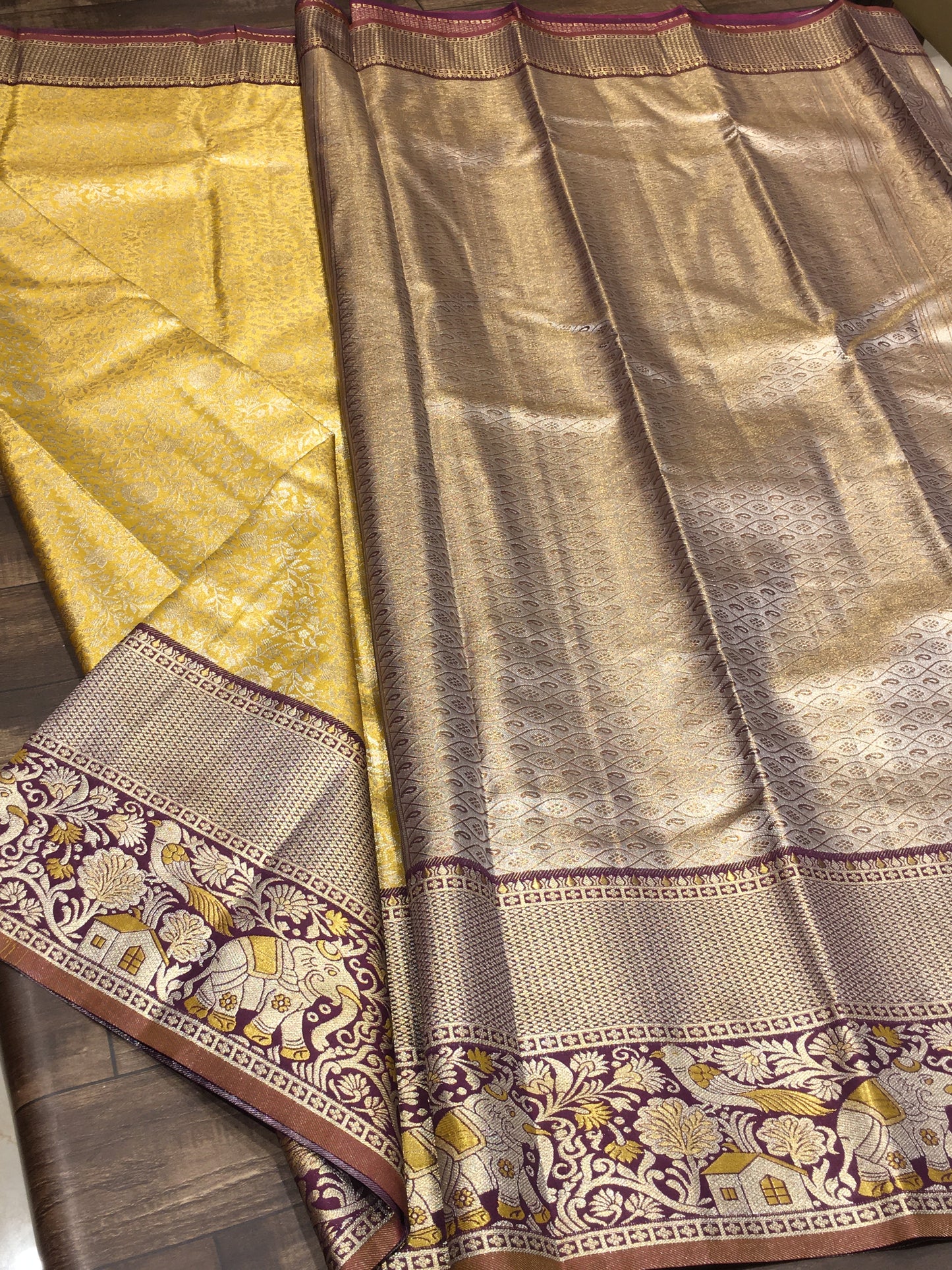 Semi Kanchipuram Tissue