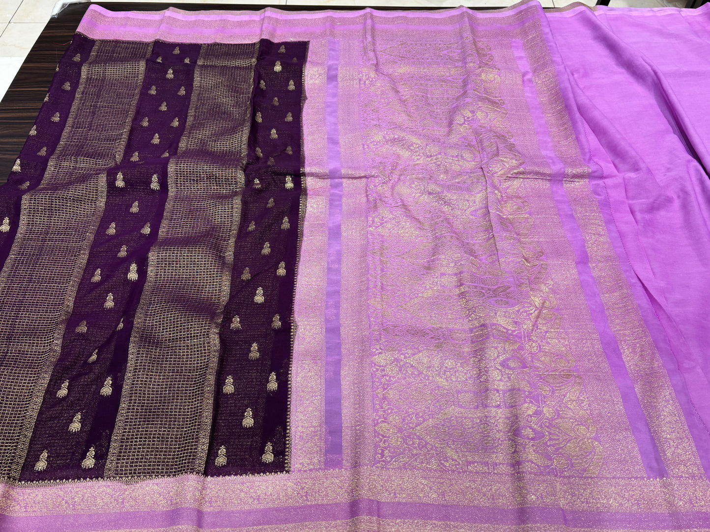 Chiffon georgette saree