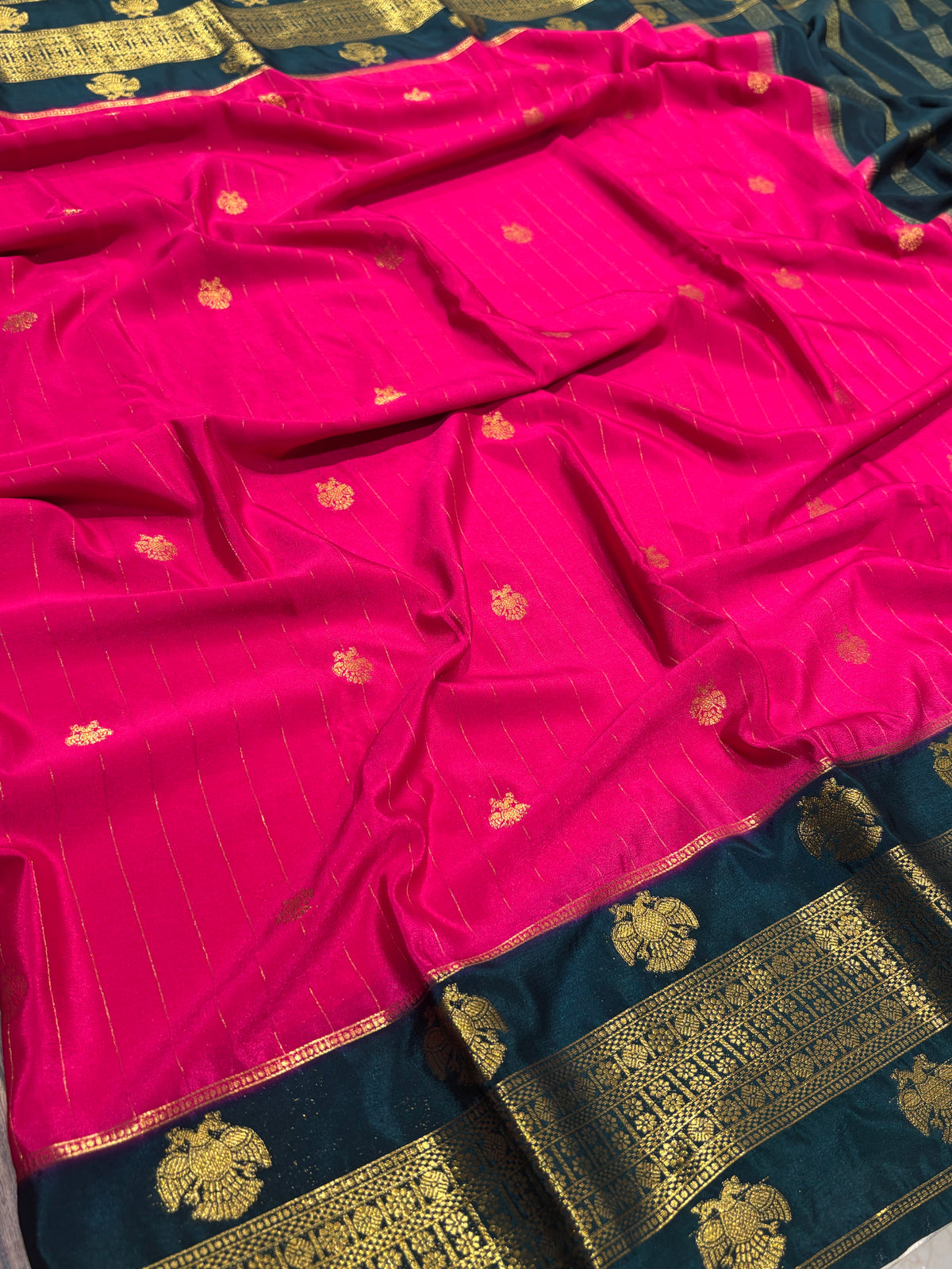 Semi Mysore Crape Silk