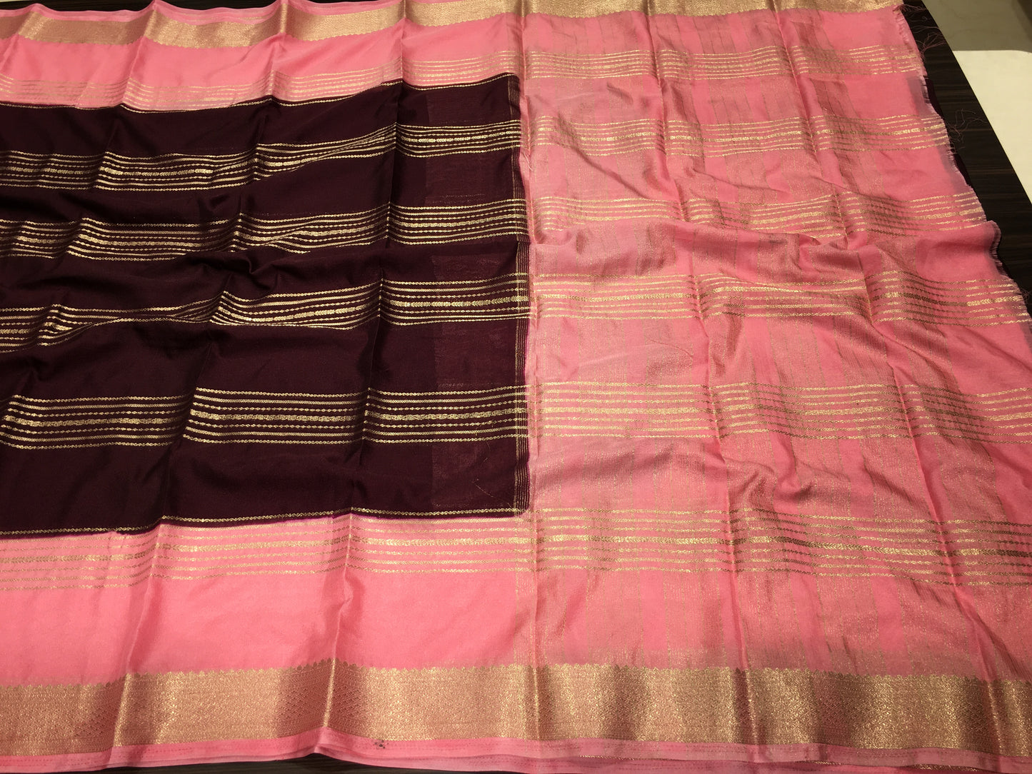 Mysore crape saree