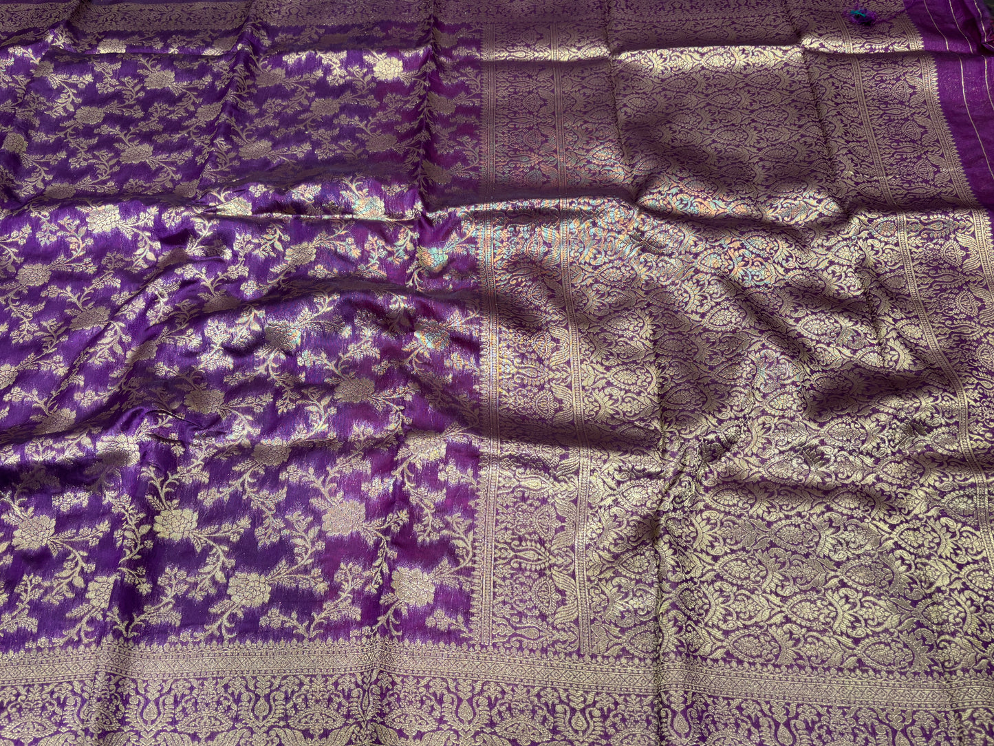 Kora Banarasi saree